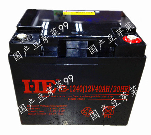 HE铅酸蓄电池HB-1240免维护12V40AH机房 UPS 消防直流屏后备应急