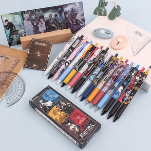 bilibili正版授权BEMOE出品时光代理人周边按动黑色中性笔ST速干