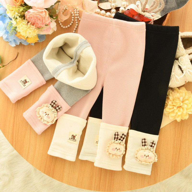 女童秋冬打底裤加绒新款外穿一体儿童保暖长裤宝宝洋气修身裤子潮,童装/婴儿装/亲子装,裤子,淘宝优惠券,粉丝福利购,淘宝优惠卷