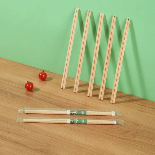 美丽雅一次性碳化竹筷