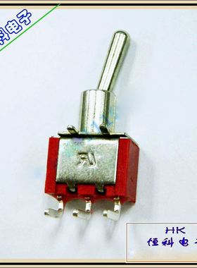 钮子开关 2档1开1闭 MTS102 KNX102 电源开关电子开关摇头开关