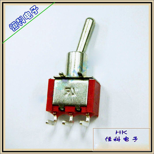 钮子开关 2档1开1闭 MTS102 KNX102 电源开关电子开关摇头开关