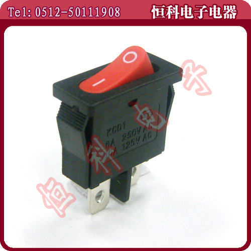 船型开关 2脚 KCD7 KCD1 KCD3 电源开关 电子开关翘班开关