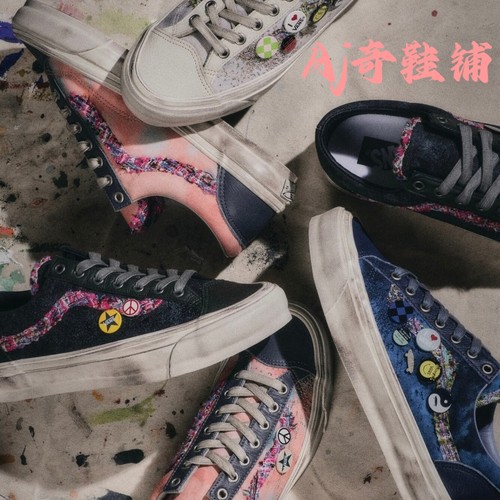 Vans Old Skool Souvenir 徽章 脏脏鞋 板鞋 鲑鱼粉 VN000E8VE4A