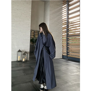 生哥家 外贸牛货！山本风！男女防风雨大版廓形收腰长款风衣外套