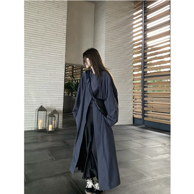生哥家 外贸牛货！山本风！男女防风雨大版廓形收腰长款风衣外套