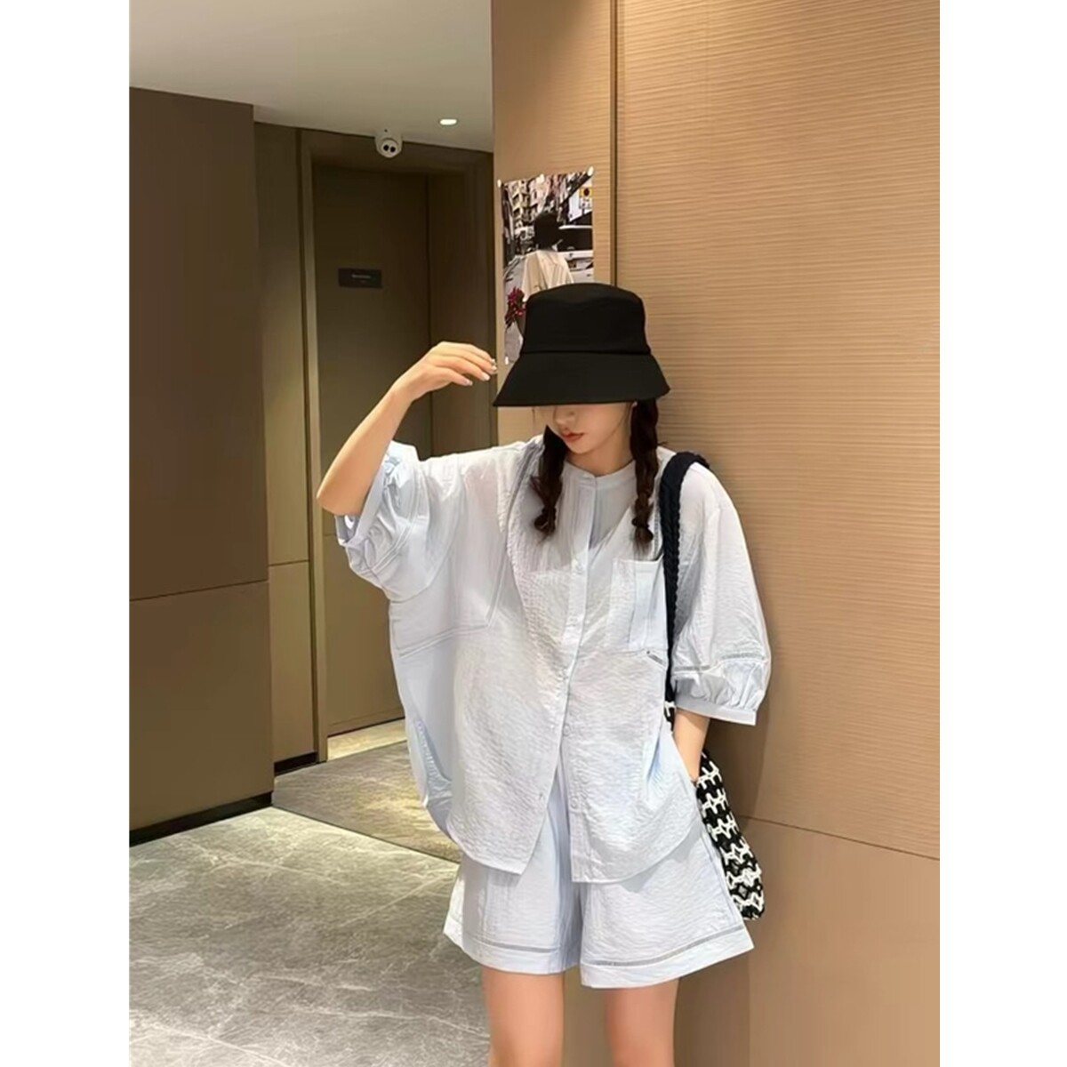 生哥家 值哭！一套才30多！女式百搭慵懒风透气舒适短袖短裤套装