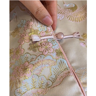 马甲 锦缎刺绣提花工艺高级感新中式 开衩半身裙 超有气质 生哥家