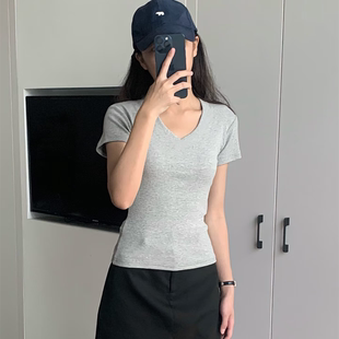 男女款 夏季 太超值了吧 彈力親膚V領(lǐng)短袖 T恤 半賣半送 生哥家