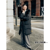 生哥家 超高充绒白鸭绒加厚保暖羽绒服 貉子真毛领 撤柜高货