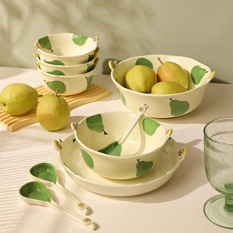 鹿谷川好看的陶瓷米饭碗