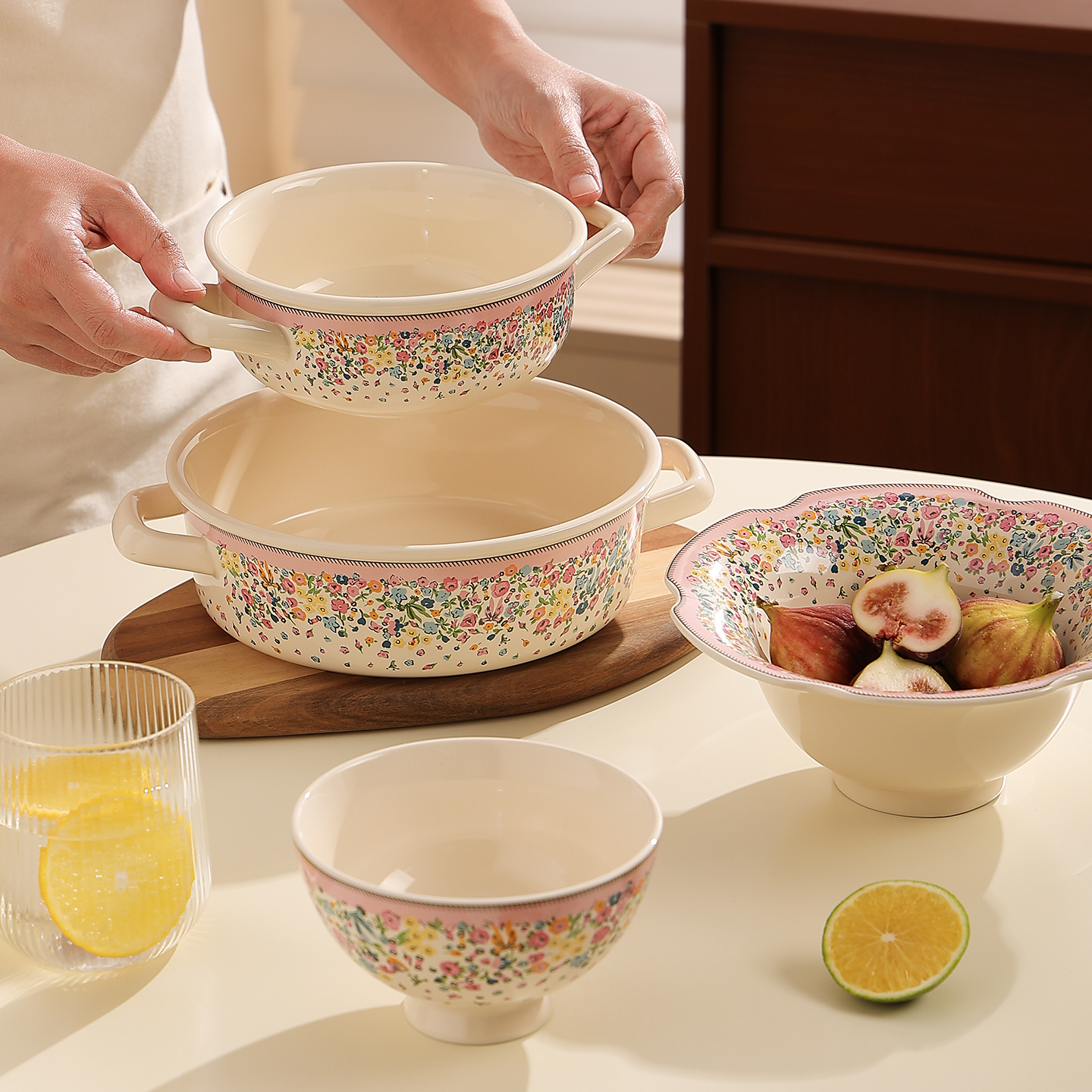 鹿谷川高颜值饭碗可进洗碗机