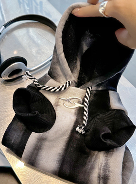 袋袋猫  我超酷der～渐变宠物纯棉卫衣秋季约克夏比熊狗狗衣服