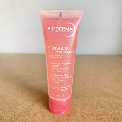 现货！美国Bioderma贝德玛泡沫凝胶洁面洗面啫喱适用敏感肌肤45ml