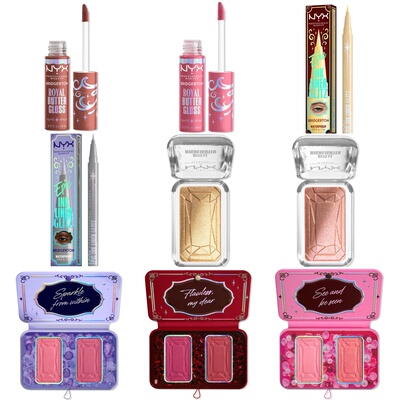 新品～美国NYX bridgerton布里奇顿联名系列金库腮红唇釉高光眼线