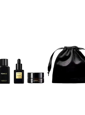 美国femmue VC紧致亮肤精华/vital面霜/refiner化妆水旅行套装