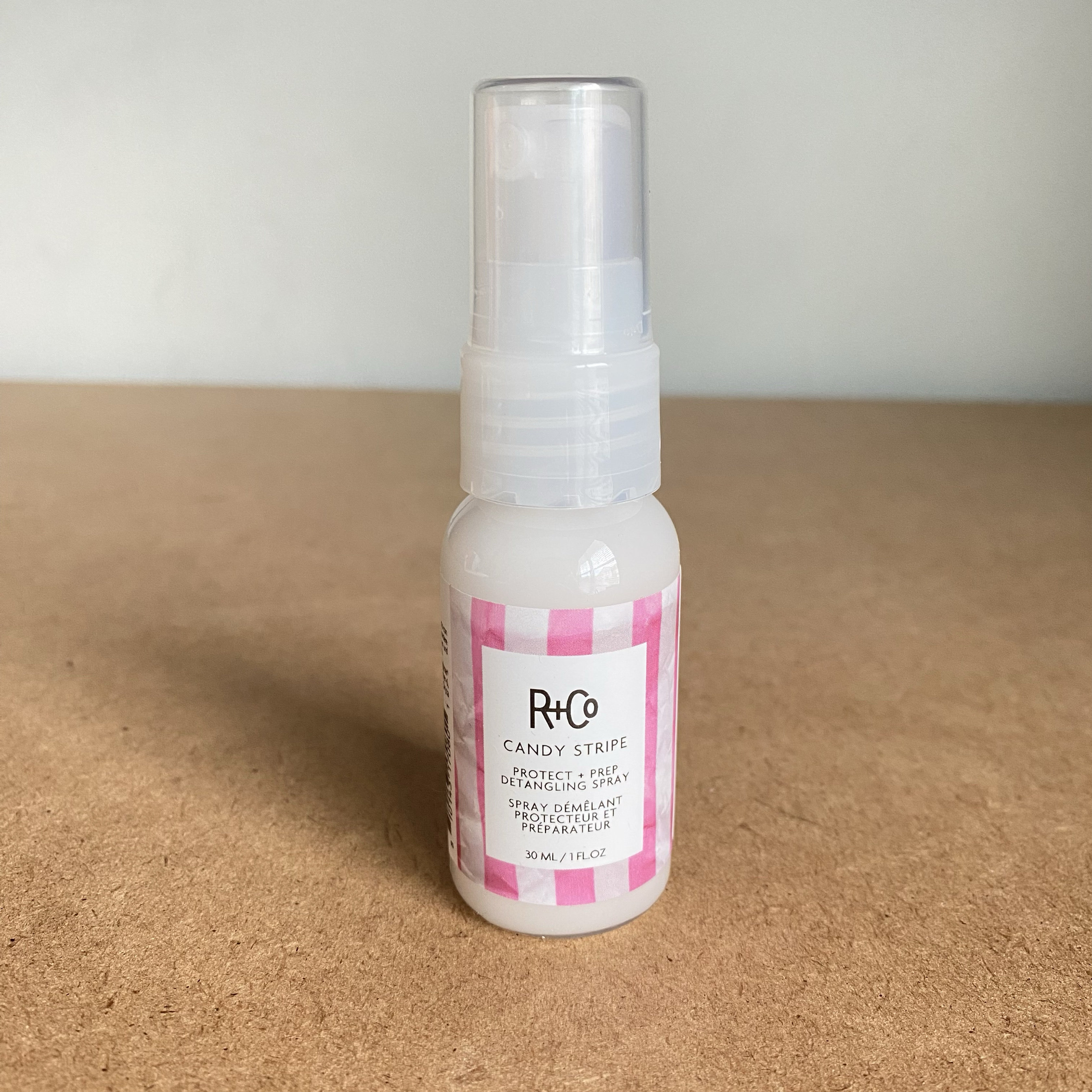 R+Co CANDY STRIPE PROTECT + PREP DETANGLING防毛躁润发乳30ml