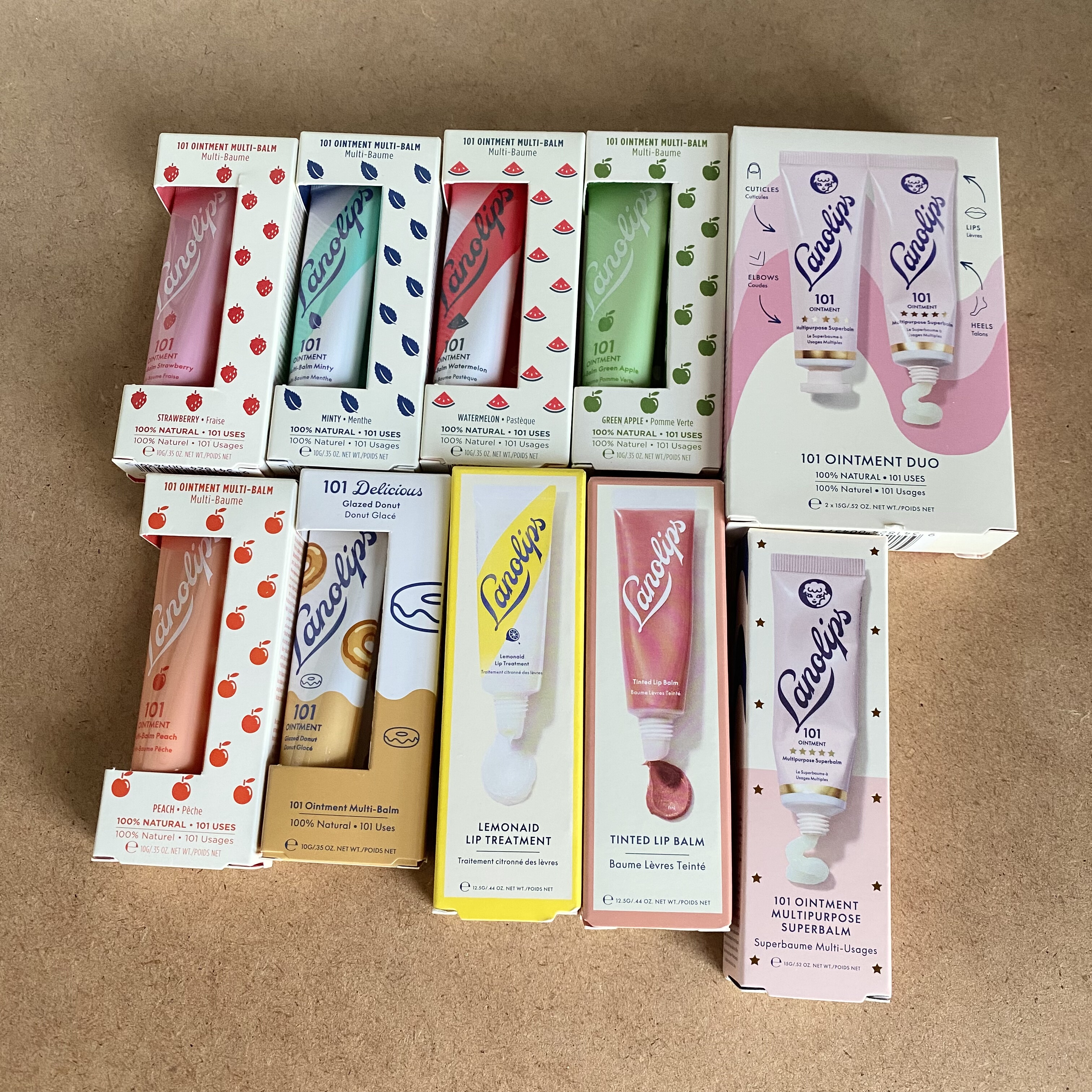 现！美国Lanolips 101天然绵羊油润唇膏全能乳霜10g/15g万用膏