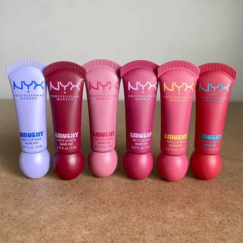 部分现货！美国NYX新品 Smushy Matte Lip Balm哑光润唇膏