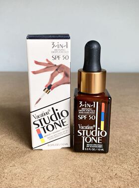 美国Vacation Studio Tone 3-in-1 面部防晒美黑液10ml小样 SPF50