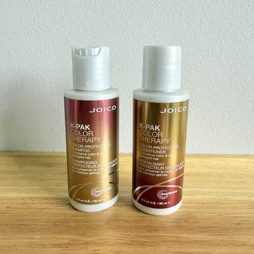 美国Joico K pak color炫彩护色保湿洗发水+护发素59ml修复受损