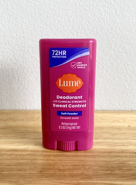 现货！美国Lume Sweat Control Solid Deodorant香体除臭膏棒14g