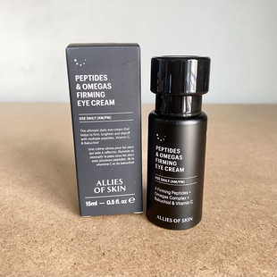 现货！美国Allies of Skin Peptides&Omegas Firming胜肽眼霜15ml