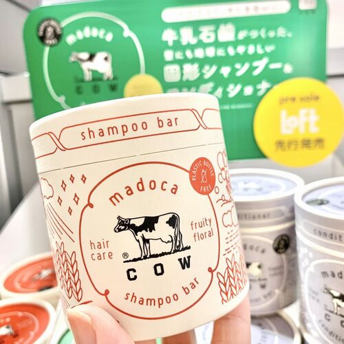 在途 日本COW赤箱牛牌牛乳石碱 洗发皂护发皂固体洗发水护发素65g