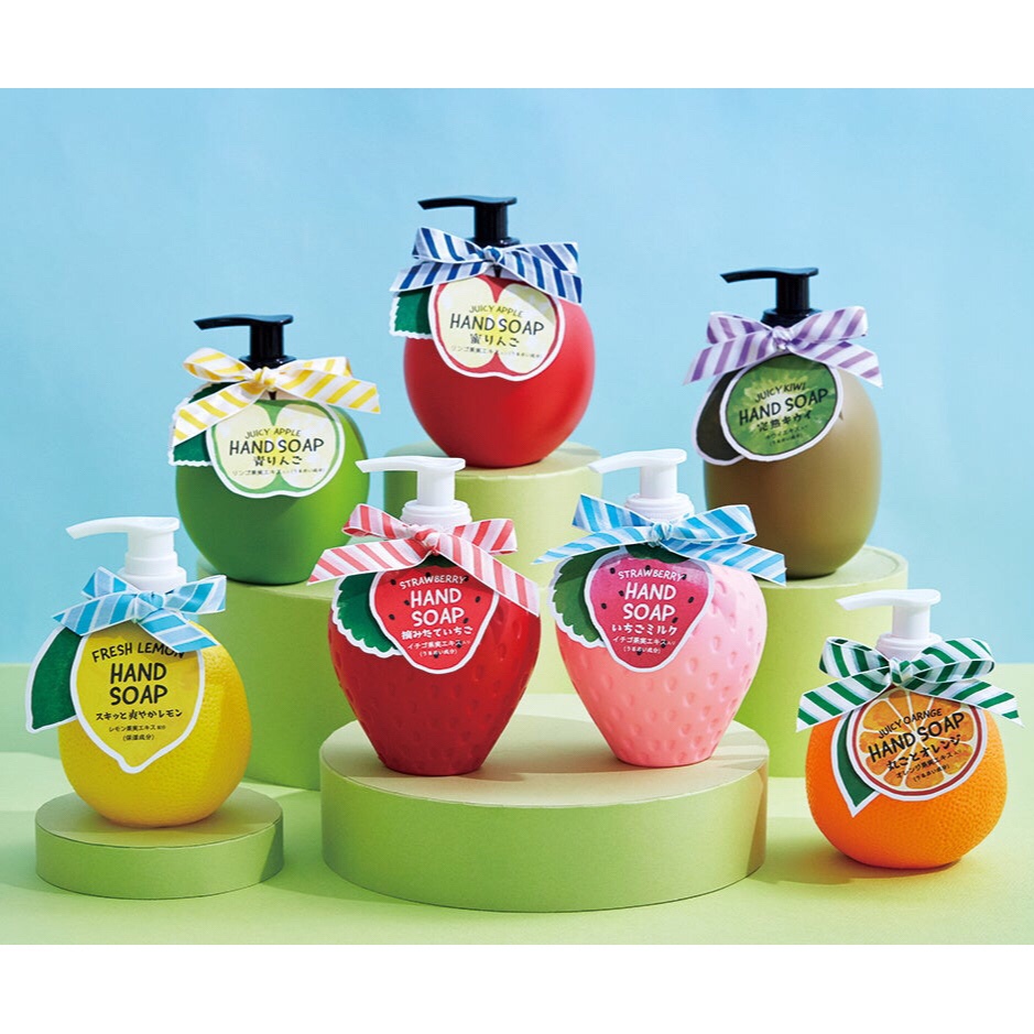 日本苹果草莓橙子柠檬果味洗手液