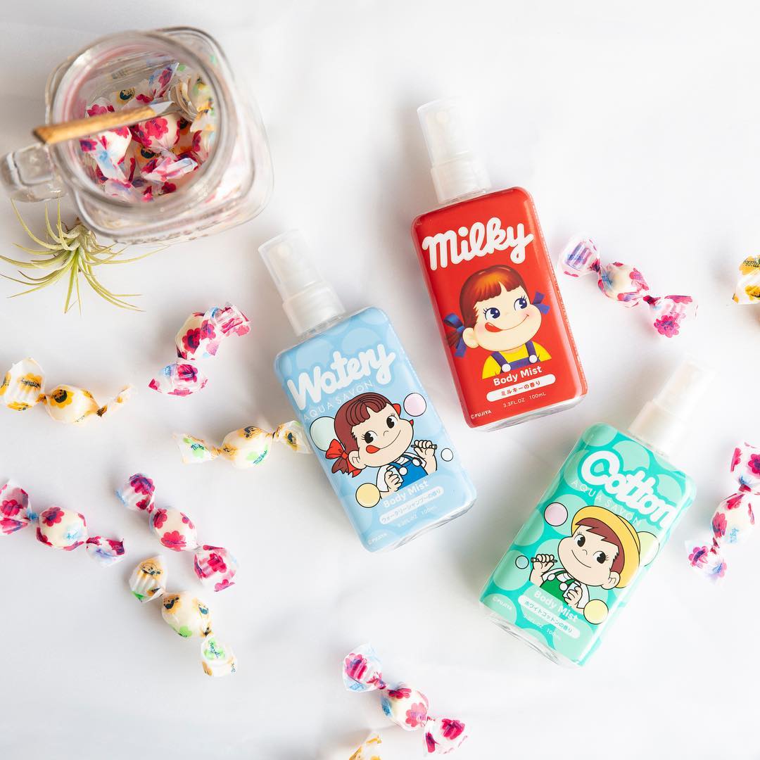 现货 日本peko不二家 aquasavon联名限定 香体喷雾身体香氛淡香水