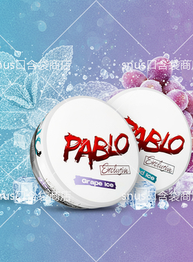 瑞典snus平替Pablo口含袋多口味可选薄荷果味男女上班可用