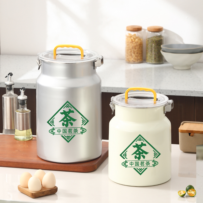 不锈钢陈皮桶茶叶桶密封罐储存罐
