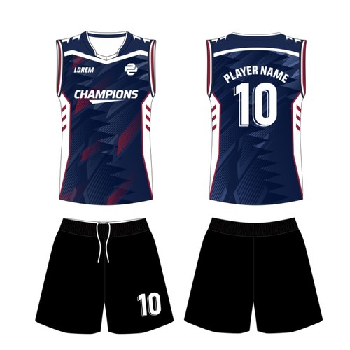 速干透气排球服定制印字