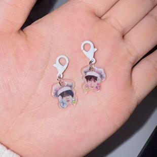 雷朋cp-超mini挂件可爱挂饰拉链挂件超萌ins小众亚克力挂件