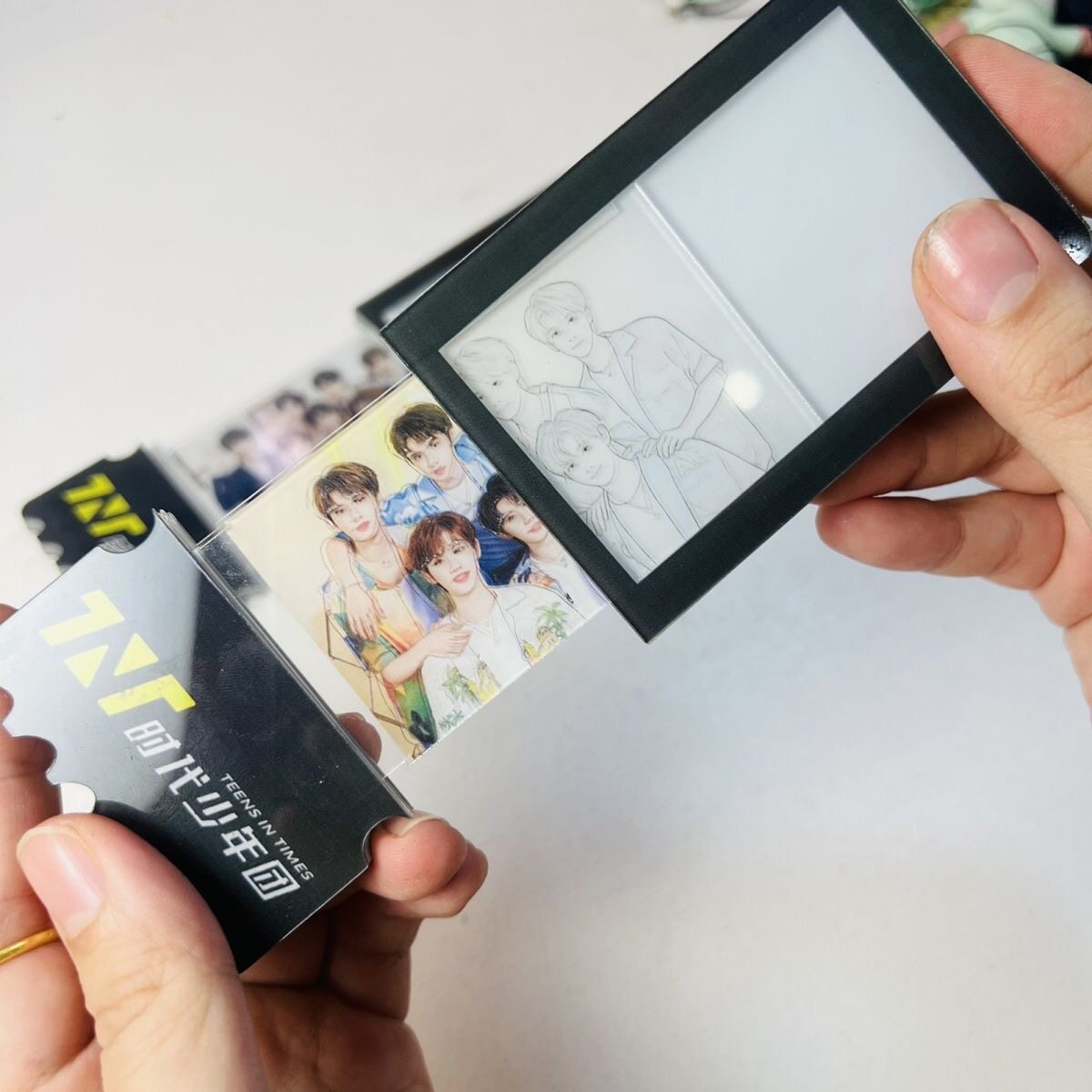 小红书创意变色抽拉邮票根TNT时代少年团宋亚轩时代谷子周边定制图片