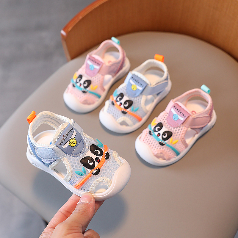 夏季网鞋卡通男女宝宝透气凉鞋