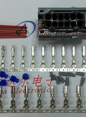 284848-1 泰科/安普 TE/AMP 12P连接器外壳 护套 进口原装 整套