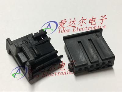 1355082-1 泰科/安普 TE/AMP 6P连接器外壳 护套+卡子 进口原装