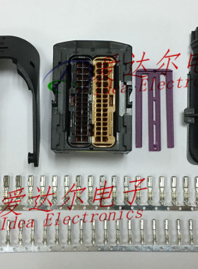 284742-1 泰科/安普 TE/AMP 60P汽车ECU连接器外壳 护套（整套）