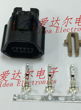 MG641234-5 KET原装正品 3P连接器护套 外壳+卡子+端子 （整套）