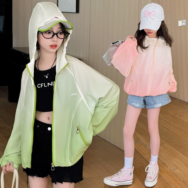 女童防晒衣夏季薄款外套儿童防晒服冰丝夏季女孩2026新款女款透气图片