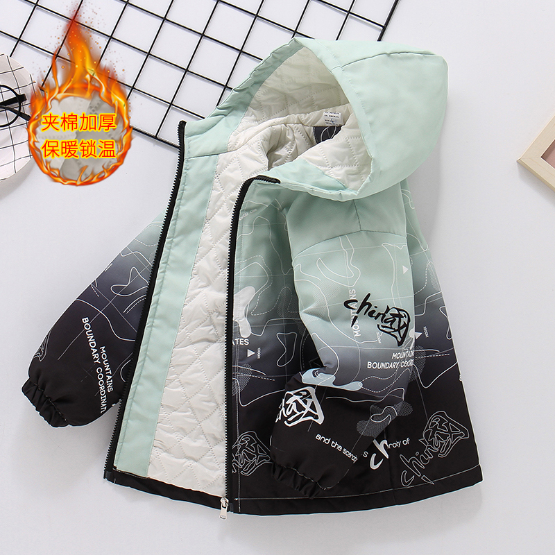儿童衣服潮男童加棉外套