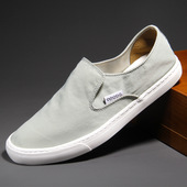 一脚蹬老北京柔软舒适板鞋 透气轻便男士 百搭潮流时尚 经典 帆布鞋