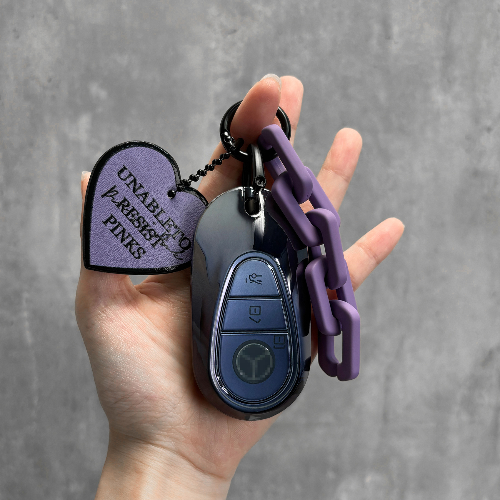 钥匙套适用奔驰c260l c300 glc300 s400 s450 gls450新款男女