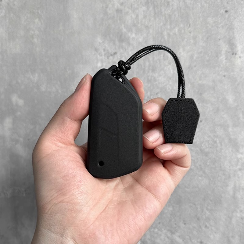 武士黑钥匙套适用大众高尔夫8 id3 id4 id6 揽镜 途昂x超薄高级男