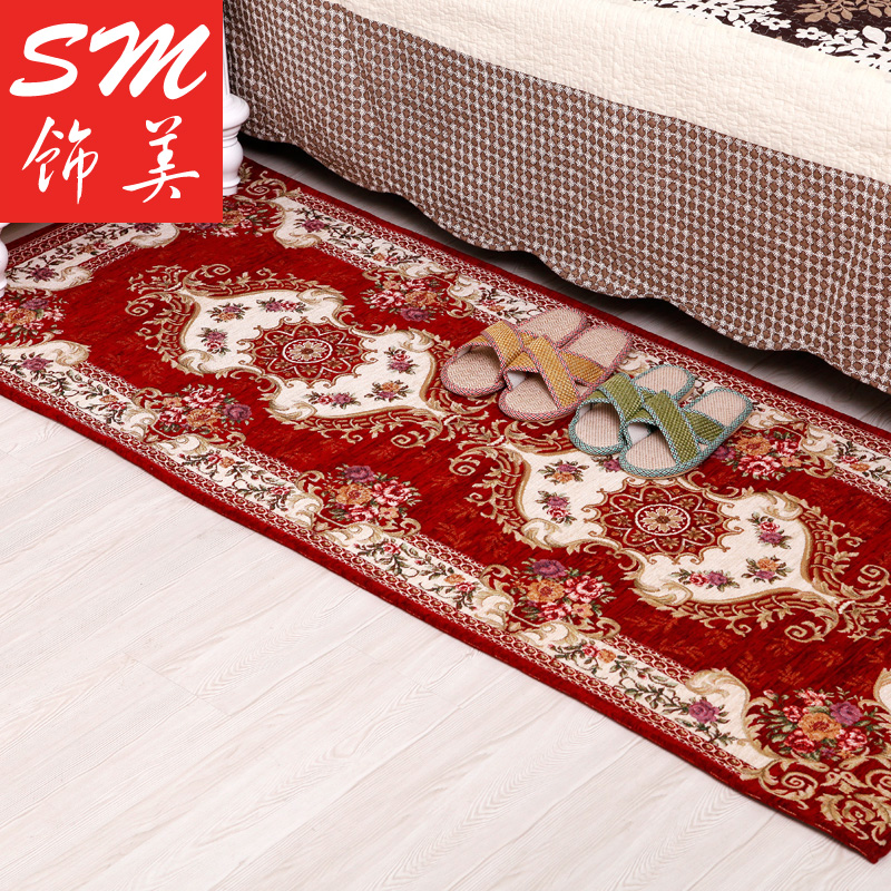 欧式客厅沙发地毯 卧室床边毯时尚现代简约 厨房加长款防滑吸水垫