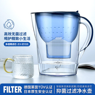 家用净水壶过滤水壶大容量自来水非直饮过滤器净化器厨房滤芯通用