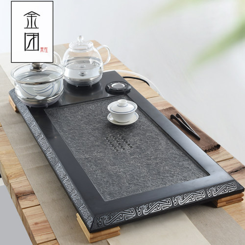 金团自动上水整套电热一体茶盘