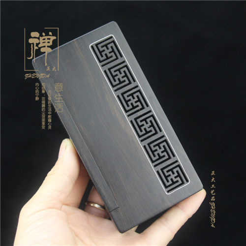 正大香道用品紫光檀便携式线香炉