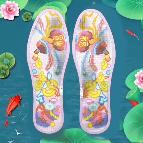 新款印花带针线半成品自己绣2025
